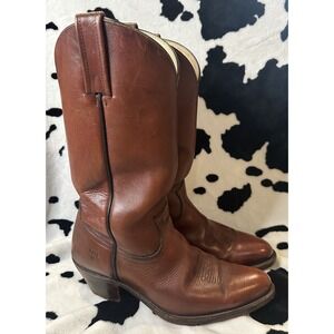 Frye Men's 2356 Oxblood Red Leather Western Cowboy Boots‎ Size 12D